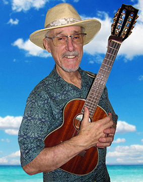 Bill Ireland with 8-string ukelele